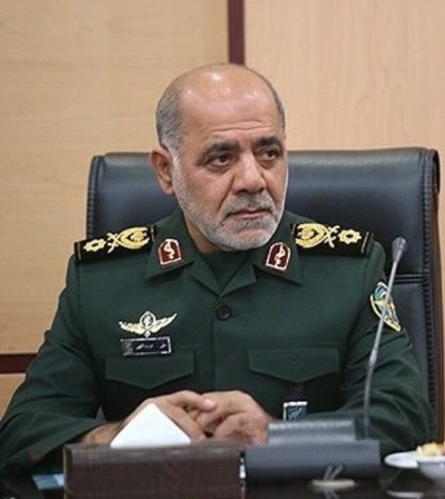 Il maggiore generale Ali Abdollahi Aliabadi, comandante del quartier generale centrale Khatam al-Anbiya, l'organo di vertice delle forze armate iraniane