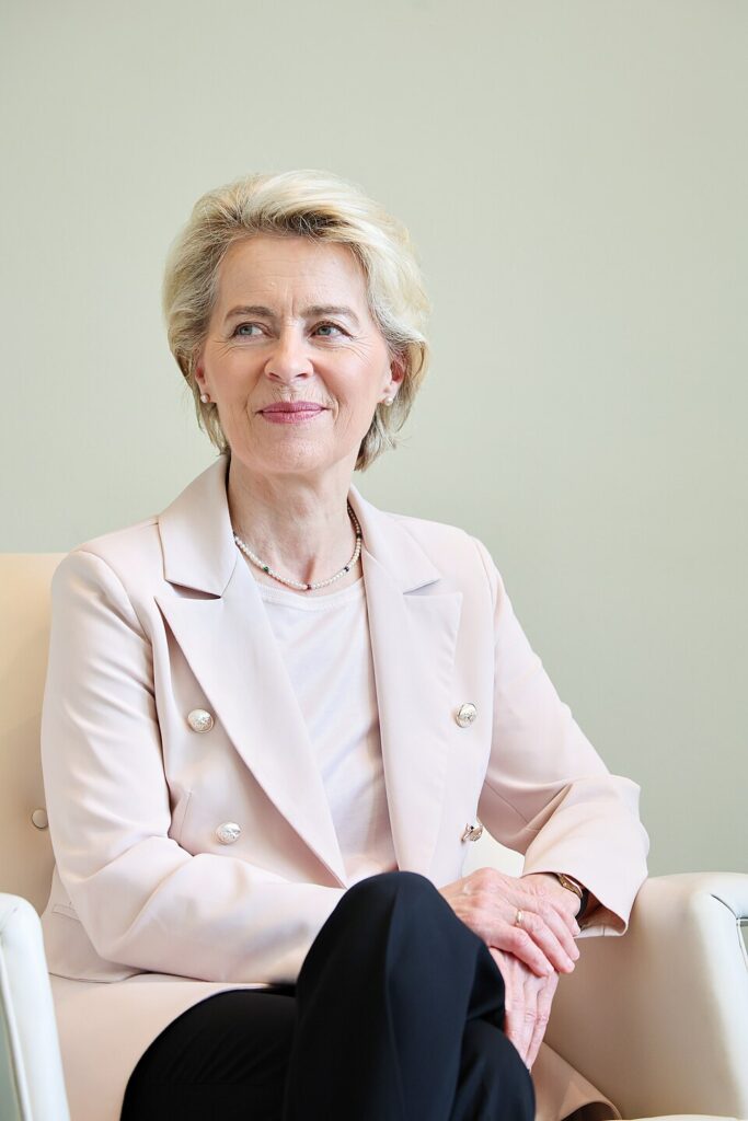 La presidente della Commissione europea, Ursula von der Leyen, sulla questione delle restrizioni commerciali ai prodotti provenienti dalle colonie israeliane.