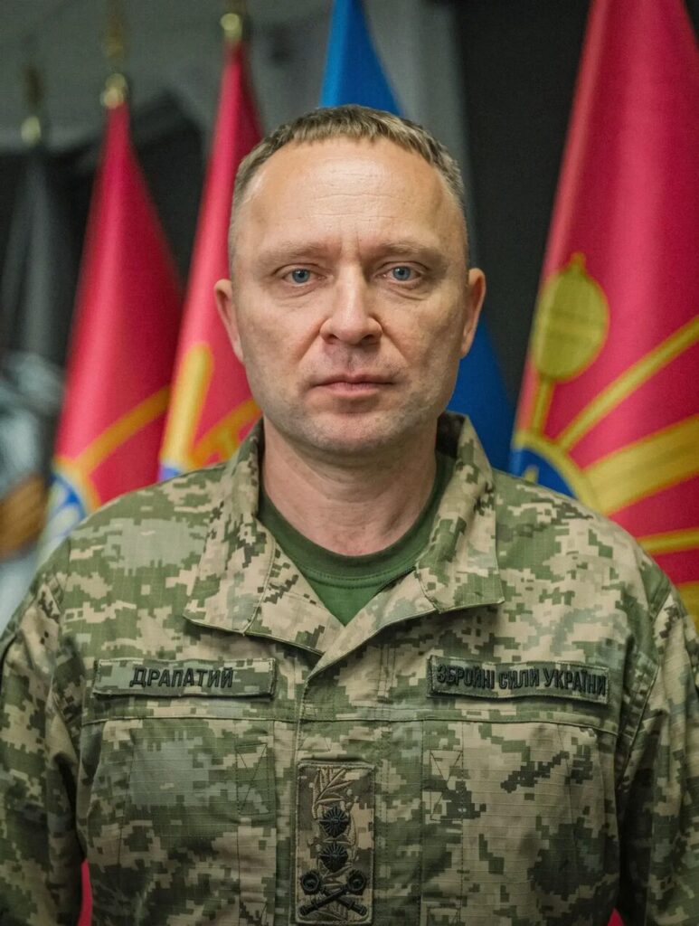 Il nuovo comandante in capo delle Forze Armate ucraine, Mykhailo Drapaty. Una sua recente mossa di blocco dei rinforzi ai reparti d'assalto sta facendo emergere le prime tensioni interne con l'eredità lasciata dal predecessore Oleksandr Syrsky.