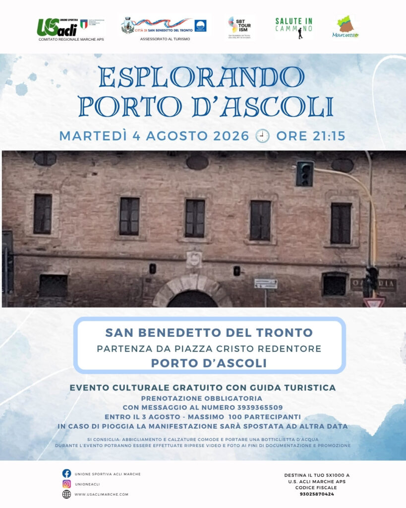 Esplorando Porto d’Ascoli”: appuntamento il 4 agosto