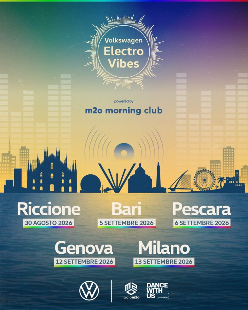 IL COMUNE COMUNICA – ‘m2o Morning Club’ fa tappa a Bari in largo Giannella sabato 5 settembre, Petruzzelli: “Grande festa all’aria aperta e in orario mattutino, tutta da godere anche dal mare