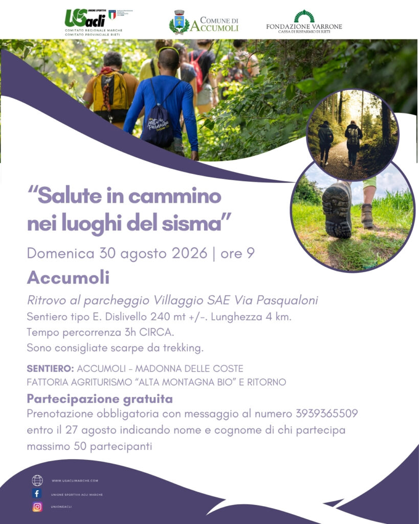Il 30 agosto appuntamento ad Accumoli. Nella foto una fase della precedente edizione della manifestazione