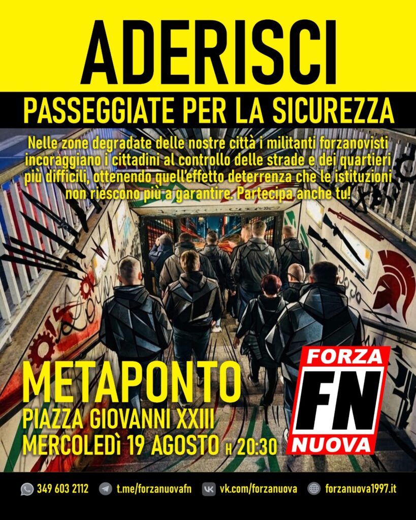 FIORE (FN): “MOBILITAZIONE PERMANENTE IN LUCANIA