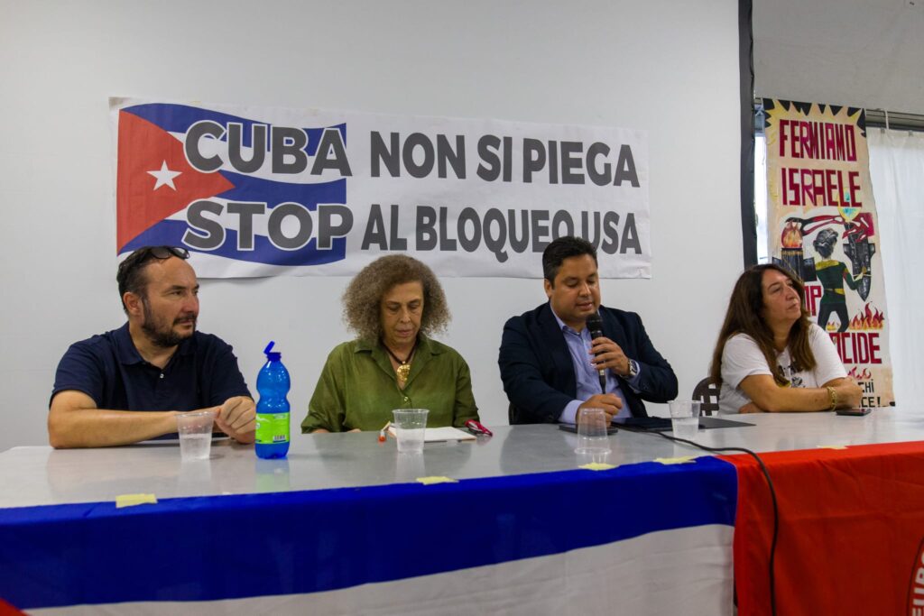 La festa nazionale di Rifondazione Comunista apre con la denuncia del genocidio a Cuba
