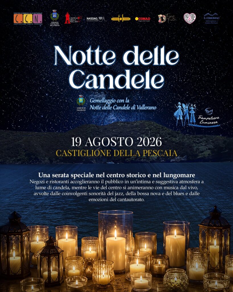 Castiglione della Pescaia si prepara alla Notte delle Candele