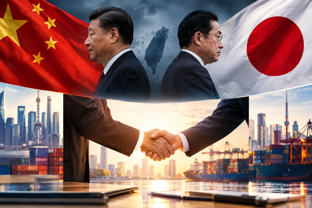Cina e Giappone tengono aperto il canale economico mentre il confronto politico resta teso.
