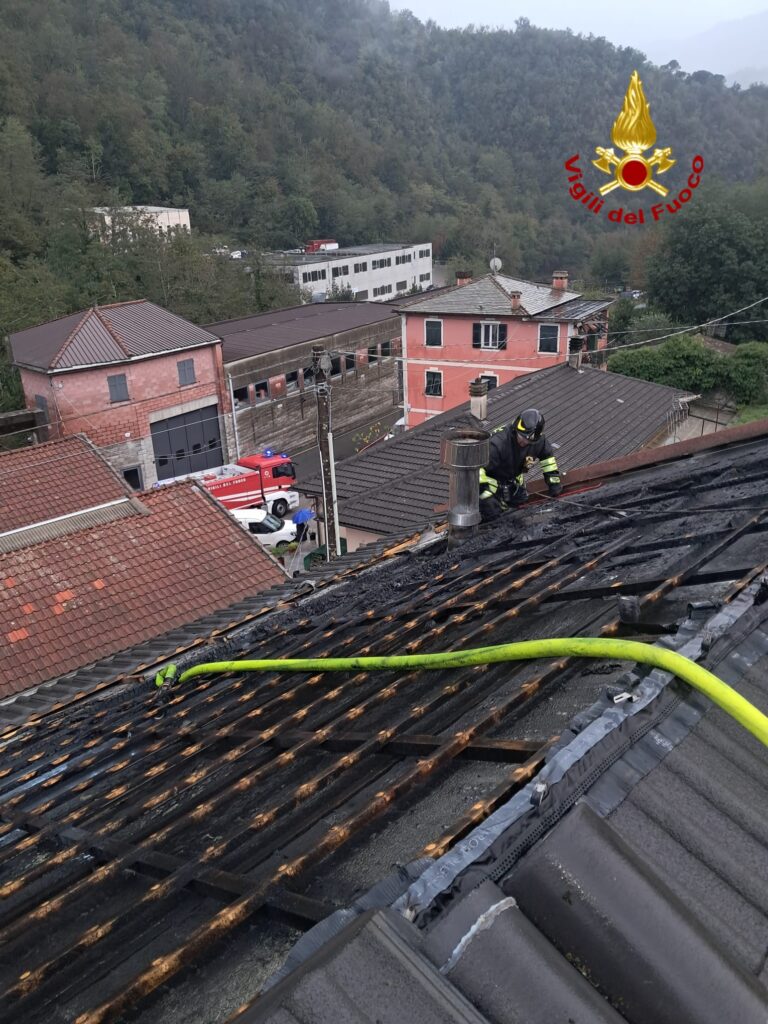 VVF Incendio tetto
