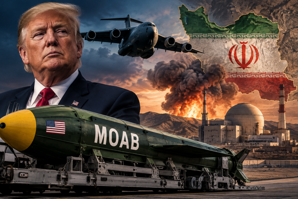 Iran, Trump e la bomba MOAB: i possibili piani militari degli Stati Uniti