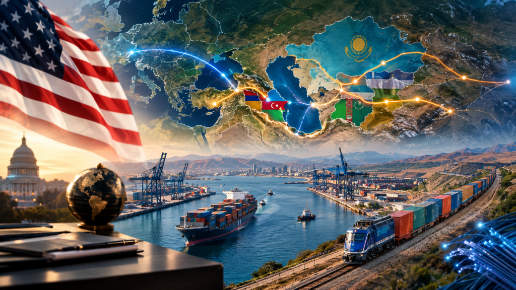 Gli Stati Uniti rafforzano il loro interesse per il Corridoio Medio attraverso investimenti, infrastrutture e connettività tra Caucaso, Asia centrale ed Europa.
