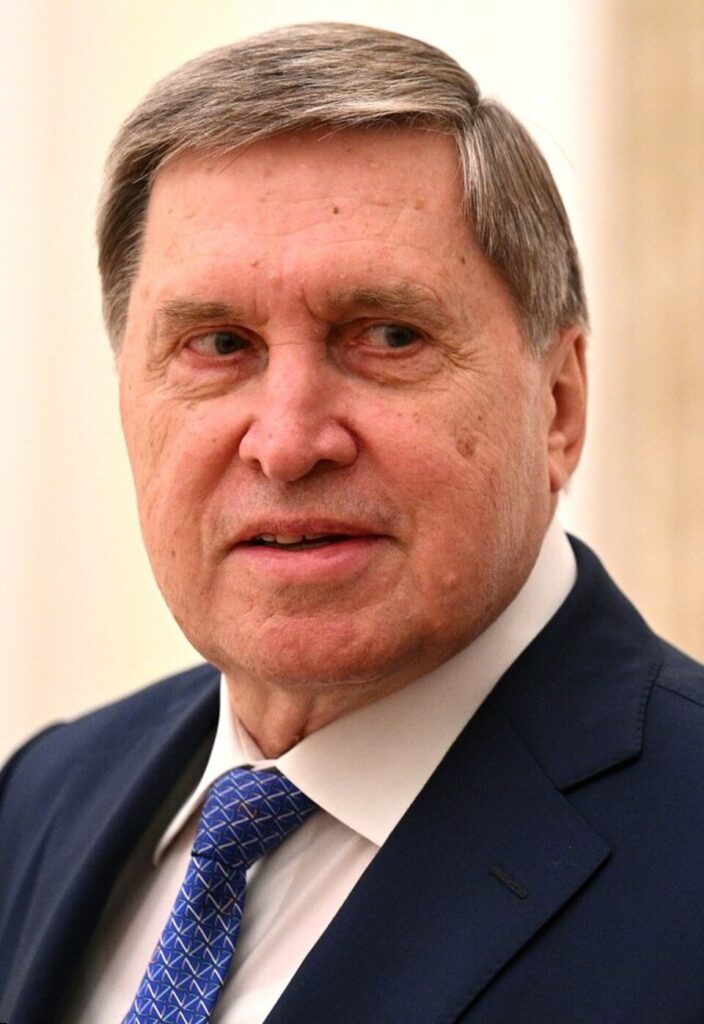 Yuri Ushakov, consigliere diplomatico di Vladimir Putin, sulle trattative per la pace in Ucraina.